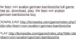 Download Die Feen von Avalon German-Bamboocha game