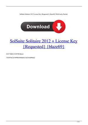 Download SolSuite Solitaire 2012 + License Key  game
