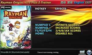 Download Rayman Origins Plus 2 Trainer-RazorDOX game