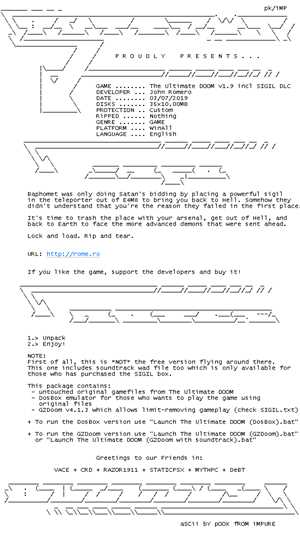 Download The Ultimate DOOM v1 9 incl SIGIL DLC-OUTLAWS game