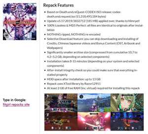 Download Death end re;Quest , Selective Download - from 4.2 GB Build 5.17.2019/3832712 + 9 DLCs, MULTi3 game