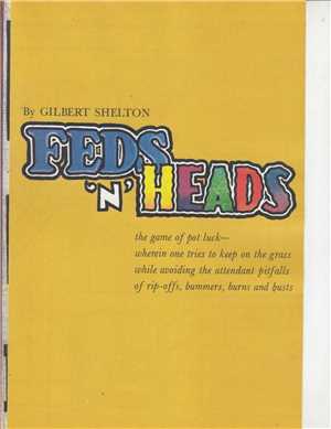 Download Furry Freak Brothers - Feds N Heads Board Game pdf-kawli G.Shelton 1971 game