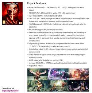 Download TEKKEN 7: Digital Deluxe Edition , Selective Download - from 12.3 GB v1.14 + All DLCs, MULTi11 game