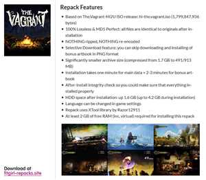 Download The Vagrant FitGirl Repack, Selective - from 491 MB MULTi4 game