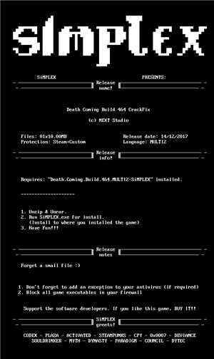 Download Death Coming Build 464 MULTI2-SiMPLEX game