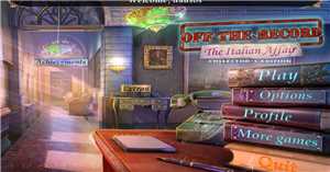 Download Off the Record The Italian Affair Collectors Edition-Wendy99 game