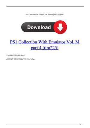 Download PS1 Collection/With Emulator Vol F part 3tim225 game